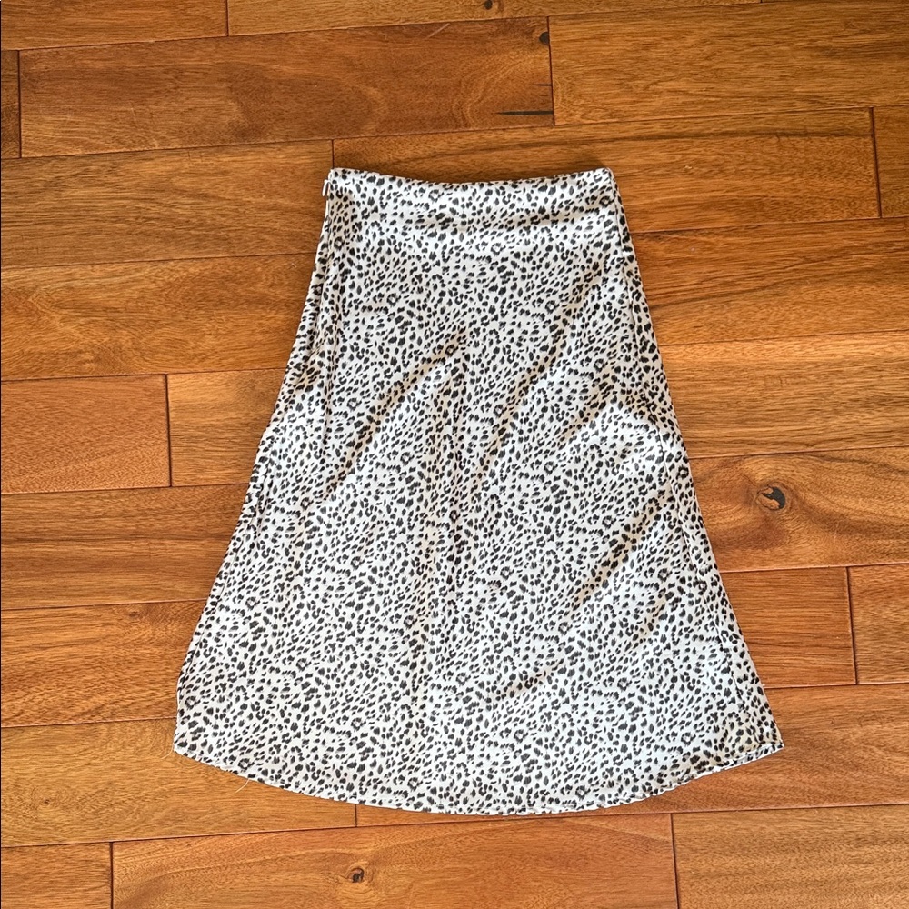 Princess Polly Black and White A-Line Skirt